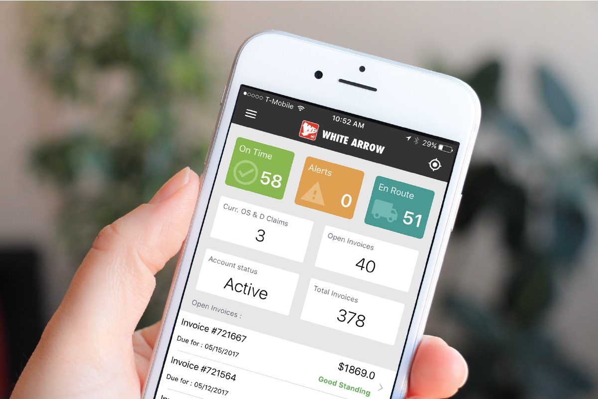 White Arrow mobile app