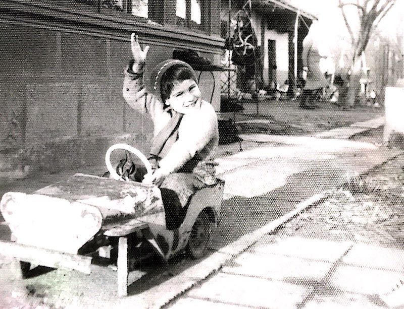 Chris in Romania, 1982