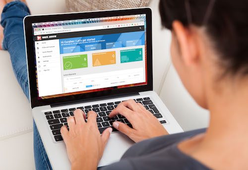 White Arrow customer portal and mobile apps