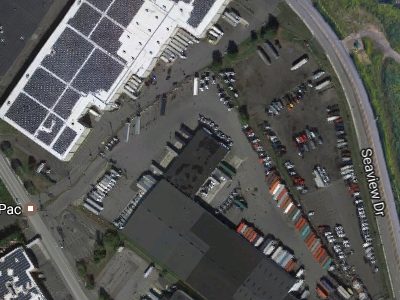Satellite view of the White Arrow terminal in Secaucus, NJ